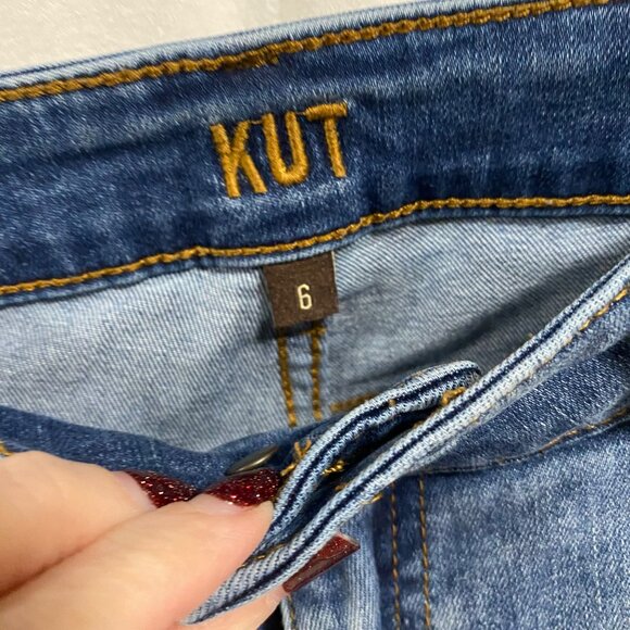 Kut from the Kloth‎ Boyfriend Cropped Jeans Size 6 - Picture 5 of 11